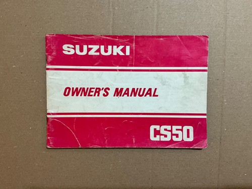 Rare genuine suzuki owners - genuine,
