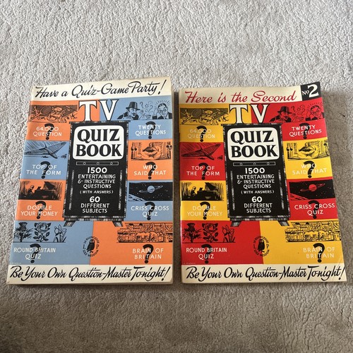 Vintage quiz book volume - vintage, 1