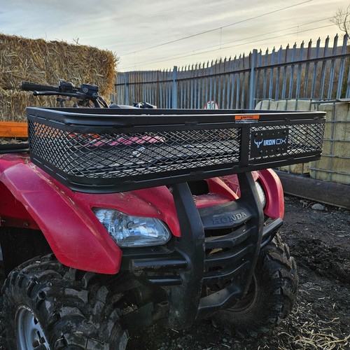 Atv front cargo basket - front,