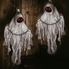 Faceless Spectre Light Up Moving With Sound Halloween Decoration Party Prop 85cm