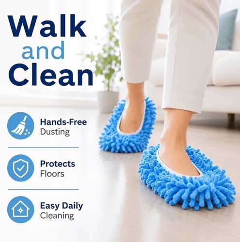 Mop slippers lazy floor - slippers,