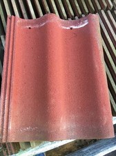 67New Old Stock Marley Double roman roof tiles, Red coloured weathered