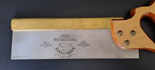 Footprint tenon saw brass - saw,