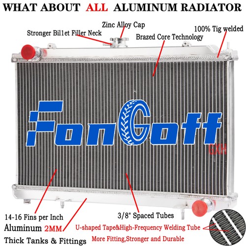 Rows aluminum radiator - 3, for