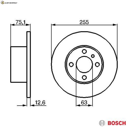Brake discs 986 478 032 - brake,