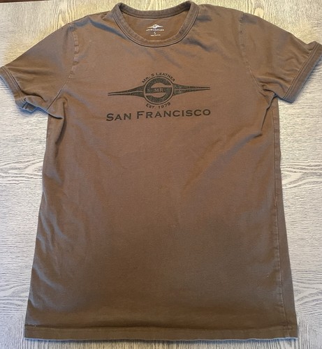 Vintage leather t shirt - vintage, s