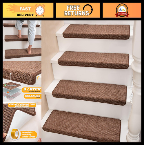 Non slip faux sisal - sisal, stair