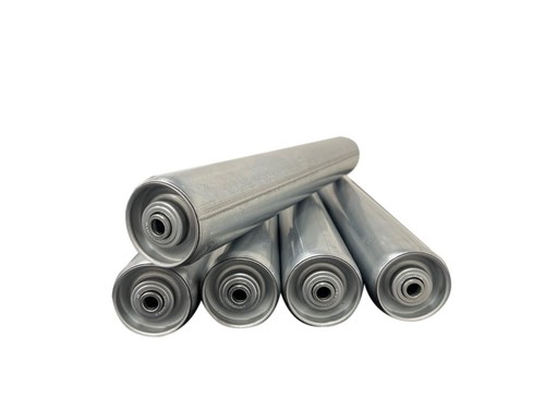 Galvanised steel rollers - steel, 60mm