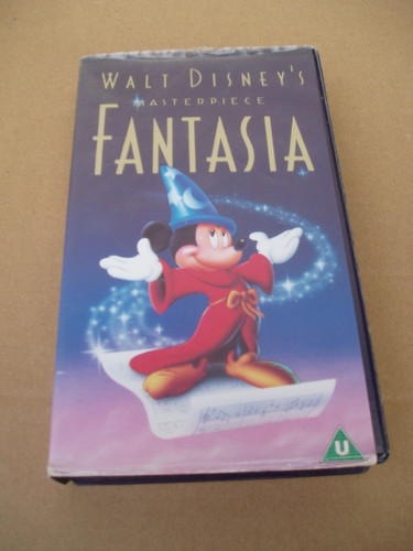 Fantasia video cassette vhs - fantasia,