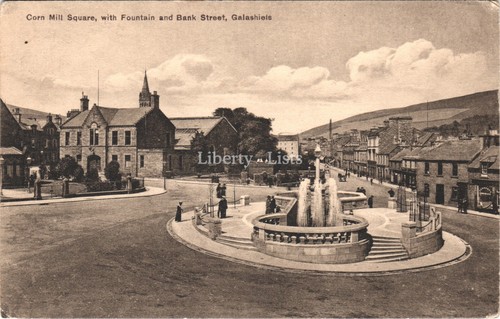 Corn mill square with - mill, fountain