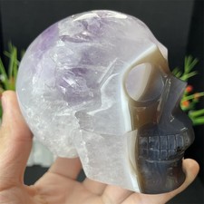 4.1" 1.8LB Lace Sardonyx Skull