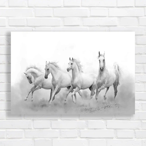 Arabian horses galloping - galloping, in