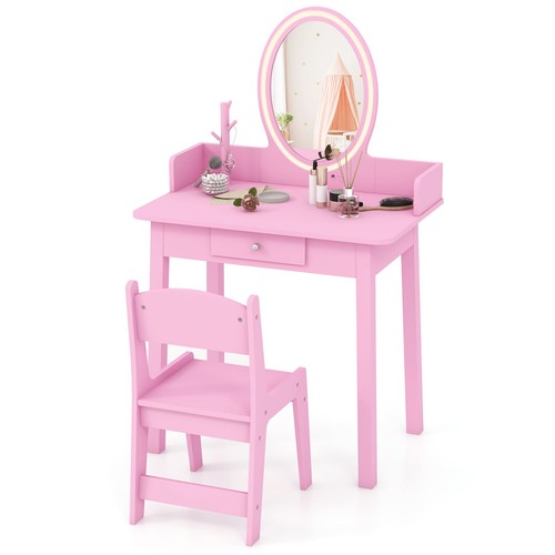 Lighted vanity set for girls - set,