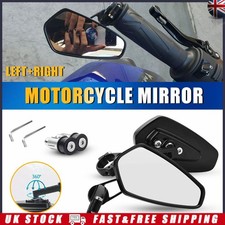 Motorcycle Handle Bar End Side Mirrors 7/8'' For YAMAHA MT09 MT07 FZ07 FZ09 FZ8