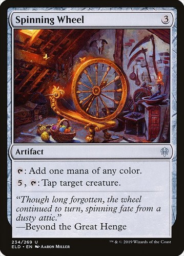 Mtg spinning wheel - spinning,