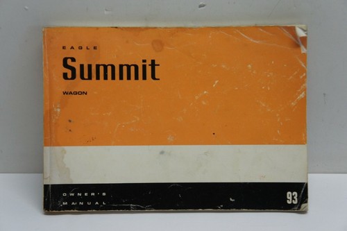 1993 eagle summit wagon - eagle,