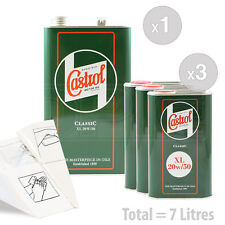 Car Engine Oil Service Kit / Pack 7 LITRES Castrol Classic XL 20W-50 20W50 7L