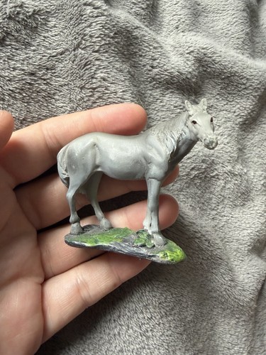 Miniature grey white horse - grey,