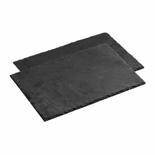 Rectangular slate placemats - slate,