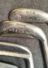 2 Vintage Hickory Golf  clubs
