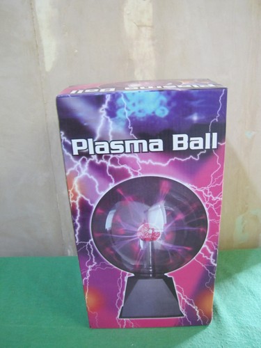 Red boxed plasma ball - red,