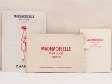 CHANEL MADEMOISELLE PRIVE Exhibition Tokyo Ltd. Pouch + 2 Booklet Japan