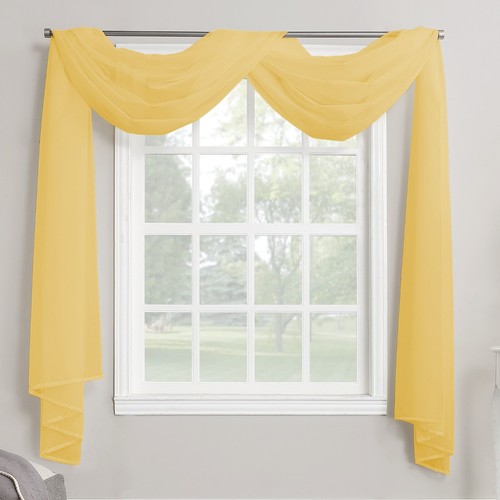 Plain voile net curtain - plain,