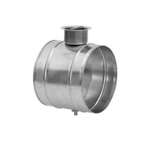 Metal Ducting Damper 100mm 4 inch Single Blade Volume unit