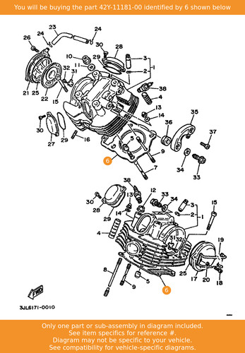Yamaha gasket cylinder head - gasket,,