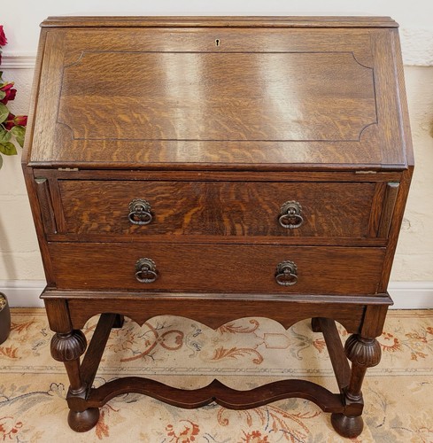 Edwardian solid oak - oak, front
