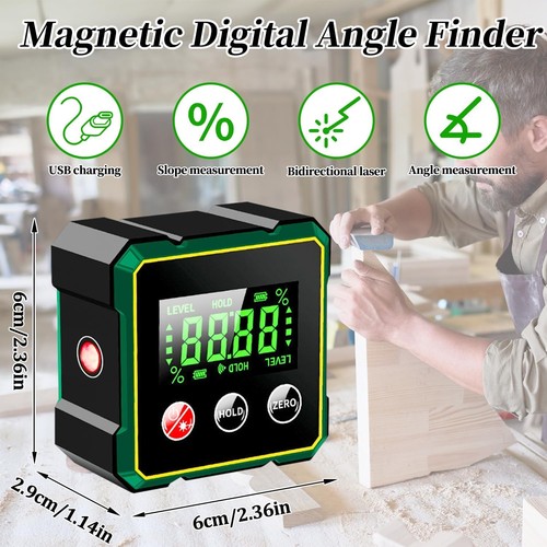 Digital angle finder tool with - digital,