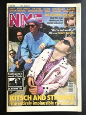 NME 11 July 1992 CUD, Death Metal, The Wedding Present, James, Brian Eno, Helmet