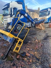 2007 HMF 1144 HIAB CRANE ROTATING CLAMSHELL FOR WAGON TRUCK TIPPER LORRIE