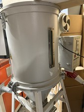 Plastic Pellet Material Dryer - Hot Air - Hopper Dryer 50kg Capacity. With Stand