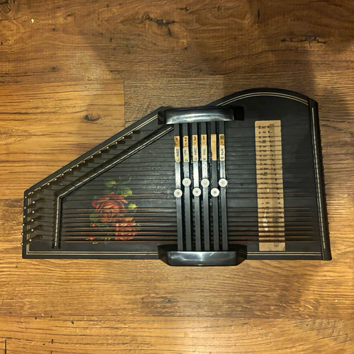 Vintage autoharp with hand - vintage,