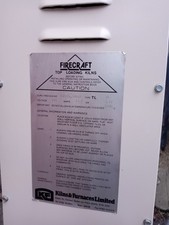 Firecraft 75 Litre 240v Electric Kiln Top loading, Controller, Shelves, Props