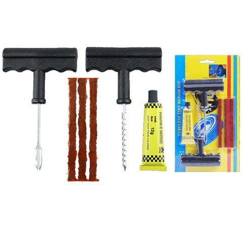 Tyre puncture repair - tyre, flat