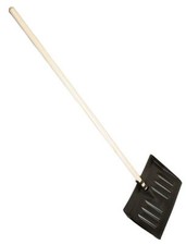SNOW SHOVEL SCOOP HEAD AND LARGE WOODEN HANDLE NEW HEAVY DUTY