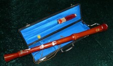 STARTER! Herrnsdorf (BB) Bass Recorder, Excellent Sound! 4(3) flaps, German handle w.!