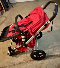 Bugaboo Cameleon 3 Stroller Great Condition Red Black Single Lightweight