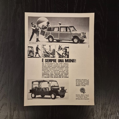 1966 mini moke original - mini, ad