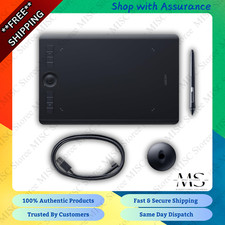 Wacom Intuos Pro M (Medium) – Black Bluetooth Drawing Tablet - Open Box Damage