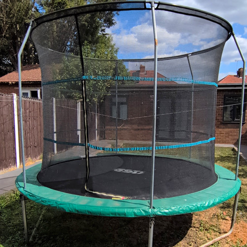 Trampoline with safety - 10,