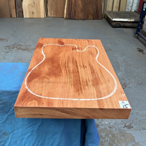 Khaya mahogany piece guitar - mahogany, 1