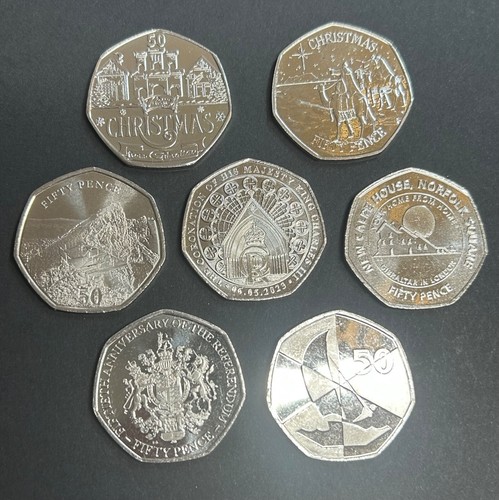 Gibraltar uncirculated 50p - gibraltar,