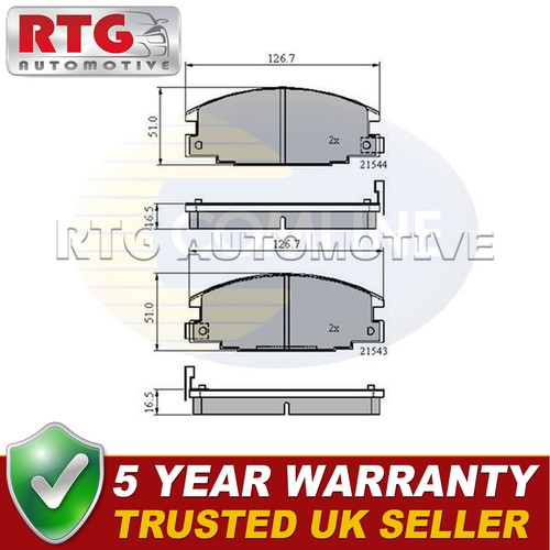 Front brake pads set - pads,