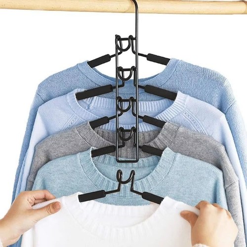 Clothes hangers space - clothes, saving