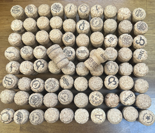 Corks from sparkling - , wine