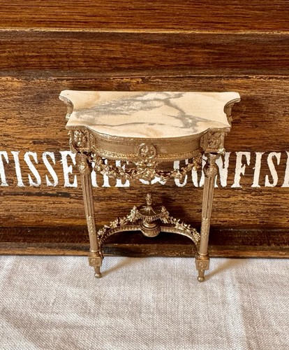 Dolls house console table - console,