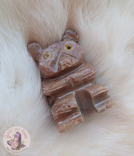 Calcite bear crystal natural - bear,